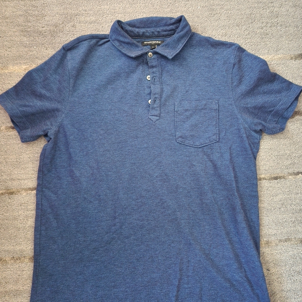 Banana Republic Navy Polo Shirt